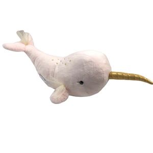 Douglas Pink Misty Music & Light Narwhal Plush Stuffed Animal